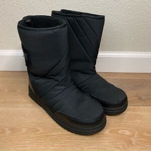 Rugged Exposure Kids Black Snow Boots